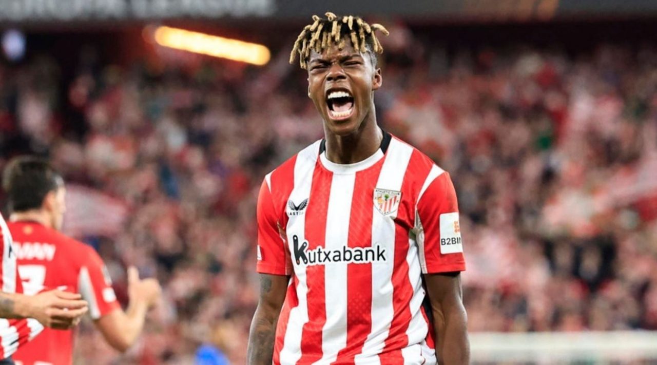 Nico Williams pemain Athletic Bilbao