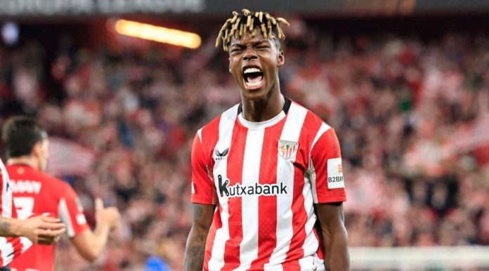 Nico Williams pemain Athletic Bilbao