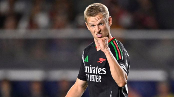 Oleksandr Zinchenko pemain Arsenal