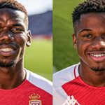 Paul Pogba dan Ansu Fati pemain AS Monaco