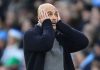 Pelatih Manchester City Pep Guardiola