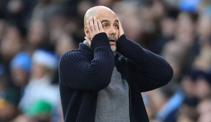 Pelatih Manchester City Pep Guardiola