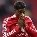 Pemain Manchester United Marcus Rashford