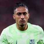 Raphinha di laga Athletic Club vs FC Barcelona