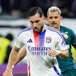 Rayan Cherki di laga Lyon vs RC Lens