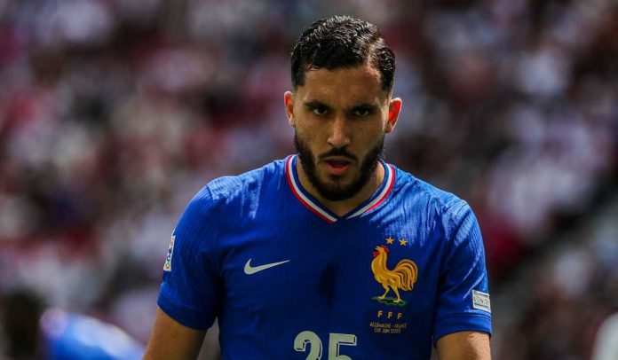 Rayan Cherki di laga Prancis vs Jerman di UEFA Nations League