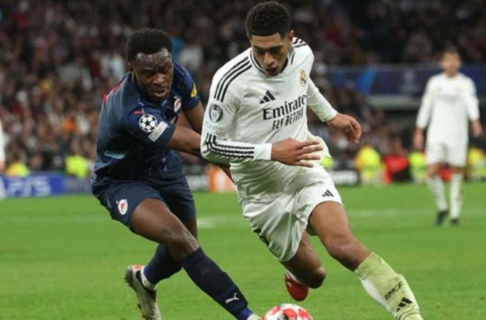 Real Madrid saat bertemu RB Salzburg di Liga Champions musim lalu