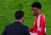 Ruben Amorim memberi instruksi Amad Diallo