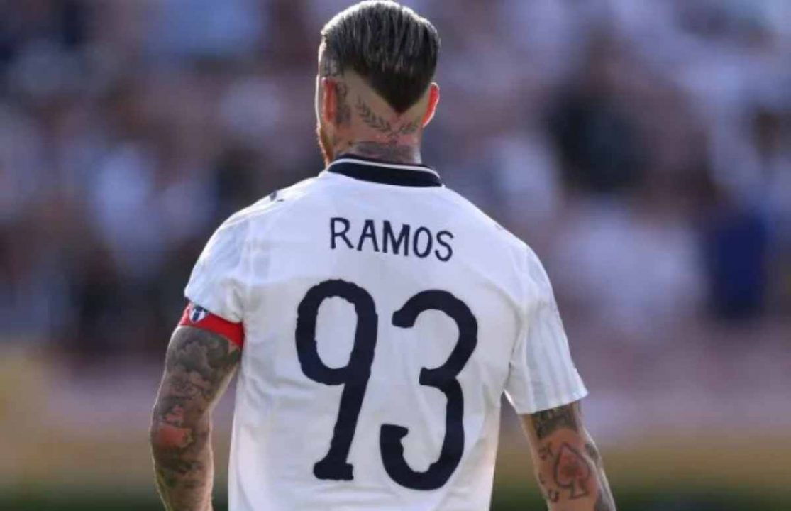 Sergio Ramos dalam Aksinya untuk Klub Monterrey
