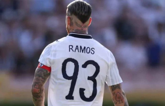 Sergio Ramos dalam Aksinya untuk Klub Monterrey