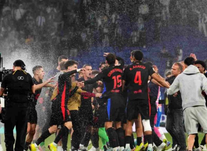 Skuad Barcelona di Akhir Sebuah Laga