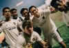 Skuad Timnas Indonesia usai sebuah sesi latihan