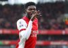 Thomas Partey pemain Arsenal
