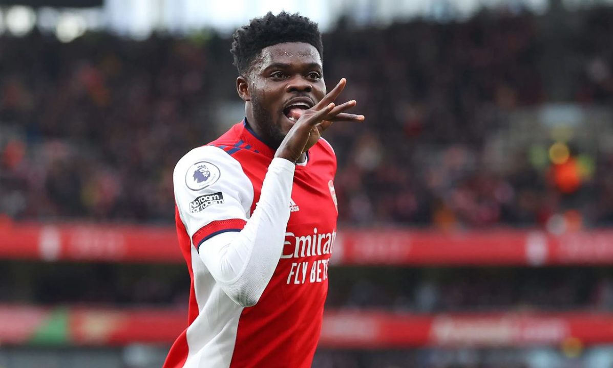Thomas Partey pemain Arsenal