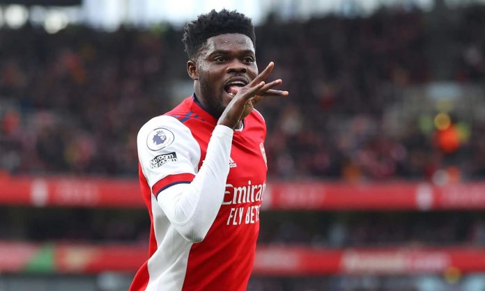 Thomas Partey pemain Arsenal
