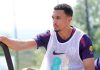 Trent Alexander-Arnold di sesi latihan Inggris