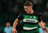 Victor Gyokeres di laga Sporting vs Manchester City