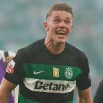 Victor Gyokeres merayakan kemenangan Sporting CP