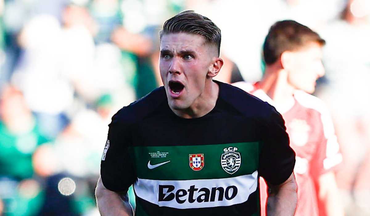 Victor Gyokeres selebrasi merayakan gol untuk Sporting