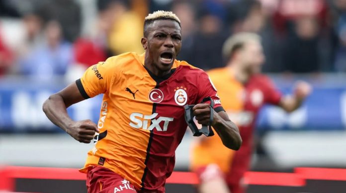 Victor Osimhen pemain Galatasaray incaran Liverpool