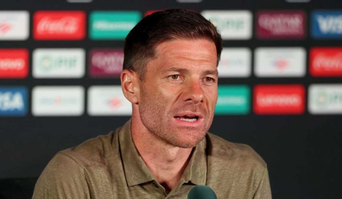 Xabi Alonso di konferensi pers Real Madrid