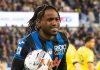 Ademola Lookman merayakan golnya untuk Atalanta