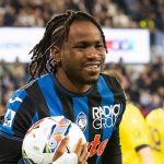 Ademola Lookman merayakan golnya untuk Atalanta