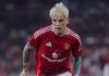 Aksi Alejandro Garnacho di laga Manchester United vs ASEAN All Stars