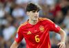 Aksi Javi Guerra di laga Spanyol vs Inggris di Euro U-21
