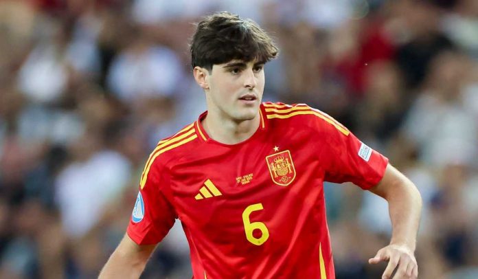 Aksi Javi Guerra di laga Spanyol vs Inggris di Euro U-21