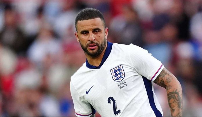 Aksi Kyle Walker di laga Inggris vs Senegal