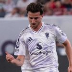 Aksi Mason Mount di laga Manchester United vs West Ham