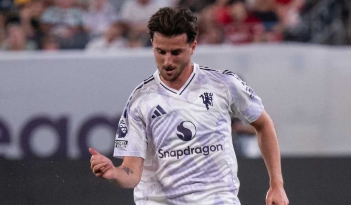 Aksi Mason Mount di laga Manchester United vs West Ham
