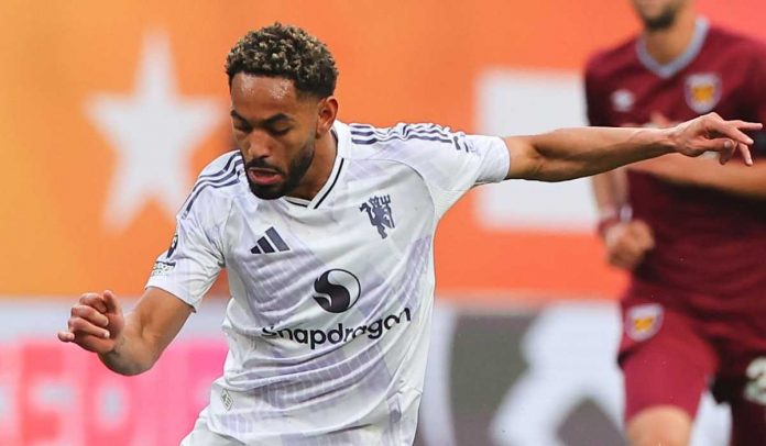 Aksi Matheus Cunha di laga Manchester United vs West Ham
