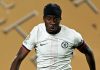 Aksi Noni Madueke di laga Palmeiras vs Chelsea