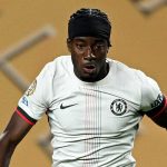 Aksi Noni Madueke di laga Palmeiras vs Chelsea