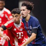 Aksi Vitinha di laga PSG vs Bayern Munchen
