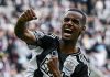 Alexander Isak merayakan golnya ke gawang Ipswich Town