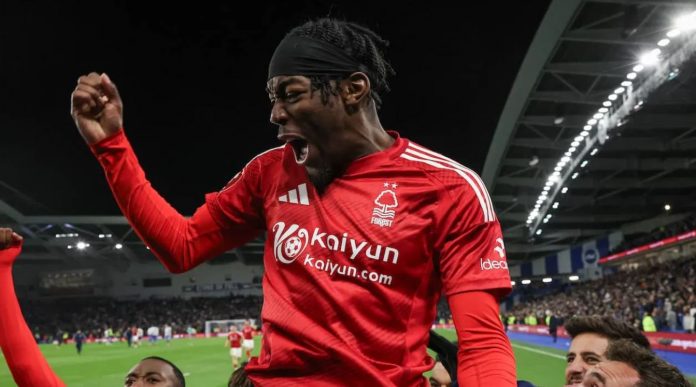 Anthony Elanga bintang Nottingham Forest