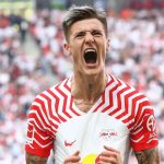Benjamin Sesko pemain RB Leipzig