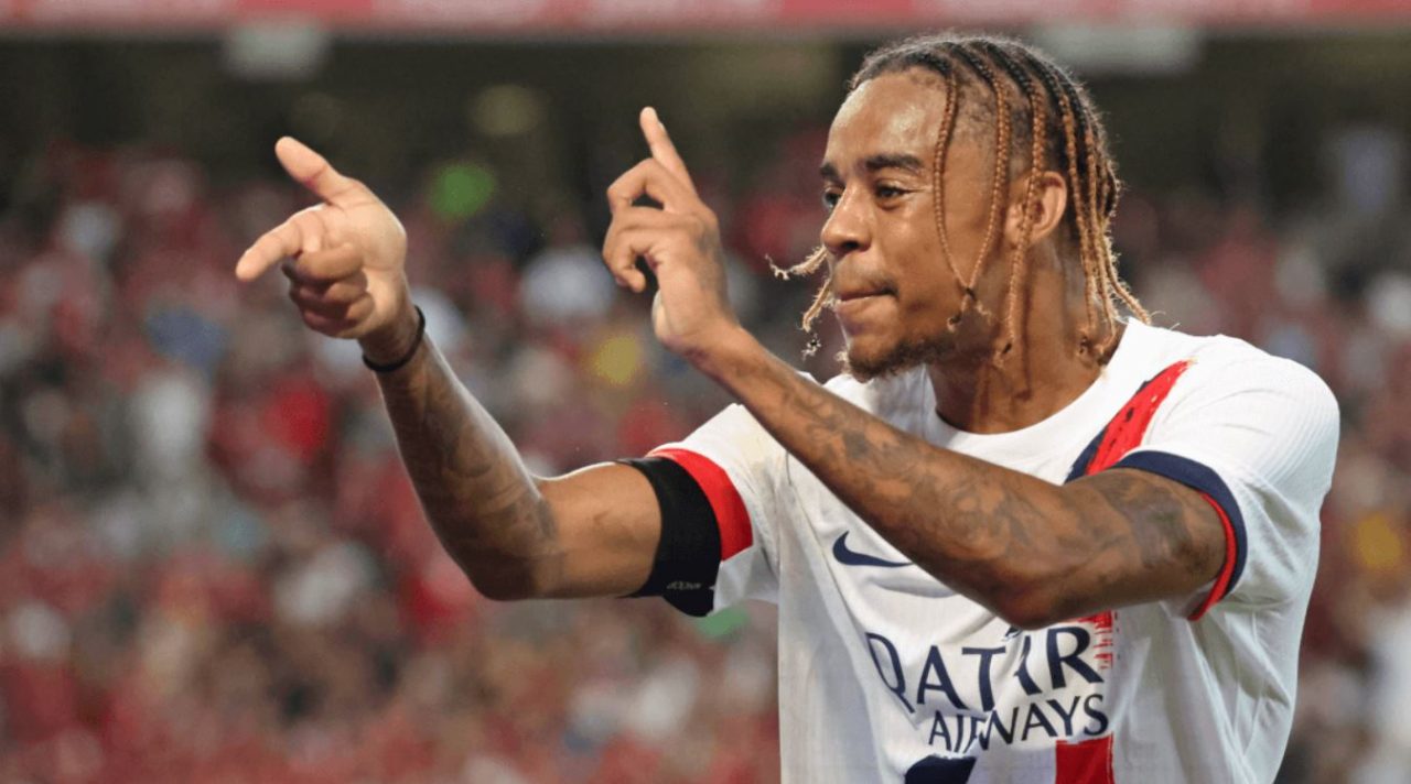 Bradley Barcola pemain PSG