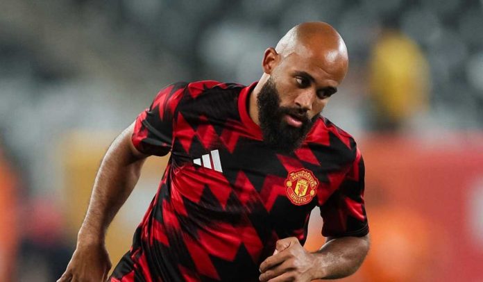 Bryan Mbeumo berlatih sebelum laga Manchester United vs West Ham