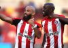 Bryan Mbeumo dan Yoane Wissa pemain Brentford