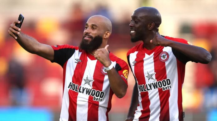 Bryan Mbeumo dan Yoane Wissa pemain Brentford