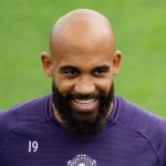 Bryan Mbeumo di sesi latihan Manchester United