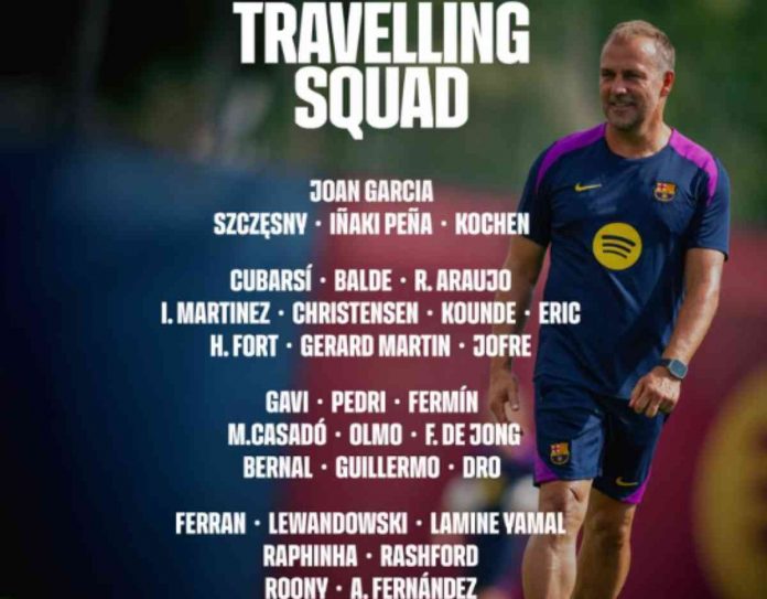 Daftar Skuad Barcelona dalam Tur Pramusim Asia 2025 - X.com