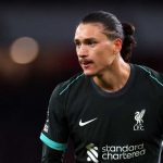 Darwin Nunez di laga Arsenal vs Liverpool