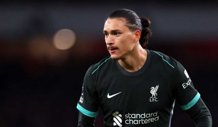 Darwin Nunez di laga Arsenal vs Liverpool