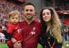 Diogo Jota saat bersama istri dan anaknya