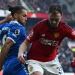 Dominic Calvert-Lewin di laga Everton vs Manchester United